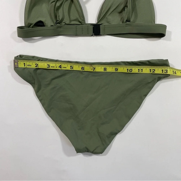 Onia Sani 2 Piece Triangle Bikini Green - Picture 7 of 7